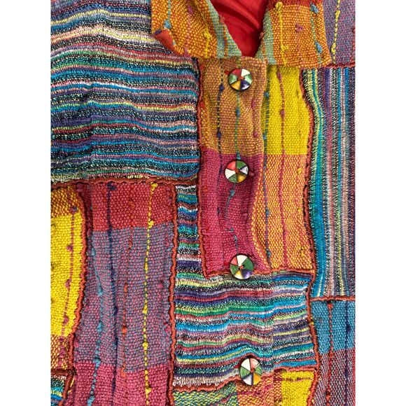 TravelSmith Vintage Tapestry Hippie Boho Jacket Women's Size Large - Picture 2 of 4